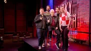 Von links: Simon Mann, Daniel Jara, Michael Mittermeier, Claus von Wagner und Sandra Felsner. Weiteres Bildmaterial finden Sie unter www.br-foto.de.