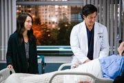 Teresa Moon (Sheena Chou, l.), Dr. Alex Park (Will Yun Lee) und Sunny Lee (Emily Kuroda) Teresa Moon (Sheena Chou, l.), Dr. Alex Park (Will Yun Lee) und Sunny Lee (Emily Kuroda)