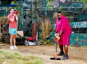 Dave Johnson (Max Greenfield, l.); Calvin Butler (Cedric the Entertainer, r.)