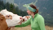 Landwirtin Stefanie Rieblinger. Weiteres Bildmaterial finden Sie unter www.br-foto.de.