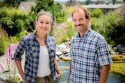 Hinter den Hecken Kakteengarten in Biberist SO Staffel 6 Folge 2 Nicole Berchtold und Christof-Leimer in seinem Kakteengarten. 2023