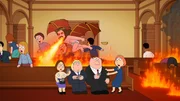Meg Griffin, Stewie Griffin, Chris Griffin, Peter Griffin, Lois Griffin.