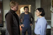 (v.l.n.r.) Ludwig von Hohenstein (Lucas Prisor); Felix "Einstein" Winterberg (Tom Beck); Cassandra von Hohenstein (Mimi Fiedler)