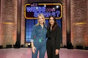 Treten bei "Wer wei&szlig; denn sowas?" als Kandidatinnen an: Die Moderatorinnen Britta Hofmann (l.) und Lea Wagner (r.).