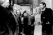 Grace Kelly (Amy Kane, 2.v.re.), Gary Cooper (Marshal Will Kane, re.).