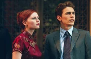 K&ouml;nnen kaum glauben, was sie da gerade sehen: Harry Osborn (James Franco, r.) und Mary Jane Watson (Kirsten Dunst, l.)