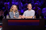 Rateteam-Kapit&auml;n Wotan Wilke M&ouml;hring (r.) und Schauspielerin Petra Schmidt-Schaller (l.).