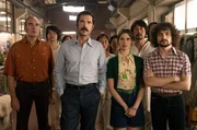 L - R: Michel Vuillermoz  als Marcel Benes, Melvil Poupaud als Didier Mathure, Daphn&eacute; Patakia als V&eacute;ra Clouseau, Quentin Dolmaire als R&eacute;my Bidaut