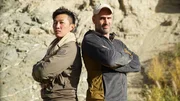 Wu Xin Lei and Ed Stafford posing for the camera. Wu Xin Lei and Ed Stafford posing for the camera.