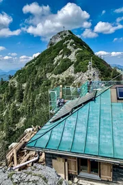 Umbauarbeiten an der Tegernseer H&uuml;tte.