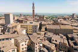 Die mittelalterliche Stadt Siena, deren Stra&szlig;en und Pl&auml;tze bis heute fast unver&auml;ndert wirken, war um 1348 Schauplatz der verheerenden Pestseuche.
