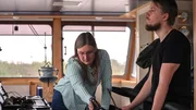 Miriam Schl&uuml;ter ist die erste Lotsin &uuml;berhaupt auf dem Nord-Ostsee-Kanal. Alle ihre Kollegen sind m&auml;nnlich.