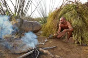 Arizona, Ed outside his makeshift hutEd Stafford Ed outside his makeshift hutEd Stafford Ed outside his makeshift hut
