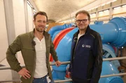 Arndt Reisenbichler mit Stefan J&uuml;ngelsim im Pumpspeicherwerk Vianden.