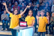 Das gelbe Rateteam aus Reidling/&Ouml;sterreich freut sich auf einen spannenden Quiztag bei "1, 2 oder 3".