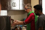 Jenny and Sumit cooking. Jenny and Sumit cooking.