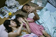 L-R: Nobuyo Shibata (Sakura And&ocirc;), Yuri Hojo (Miyu Sasaki), Osamu Shibata (Lily Franky)
