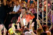 Florian Silbereisen pr&auml;sentiert die Schlager auf Schloss Klaffenbach bei Chemnitz.