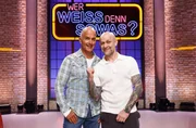 Die Kandidaten dieser Sendung: Der Schauspieler und Komiker Christoph Maria Herbst (l.) und der Schauspieler und Drehbuchautor J&uuml;rgen Vogel (r.).
