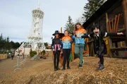 Kleine &bdquo;Hexen&ldquo; erobern die neue Erlebniswelt Hex mit dem weltgr&ouml;&szlig;ten Hexenbesen in Rothes&uuml;tte im Harz