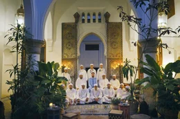 Traditionelle Musiker in Tanger: Die Exotik der marokkanischen Hafenstadt faszinierte Abenteurer und Schriftsteller wie Paul Bowles und William S. Burroughs.