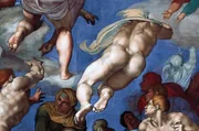 "Das J&uuml;ngste Gericht" von Michelangelo fasziniert in jeder Hinsicht: ein Fresko mit knapp 400 nackten Figuren, das sich &uuml;ber die 15 Meter hohe Altarwand der Sixtinischen Kapelle erstreckt.