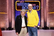 Die Kandidaten dieser Sendung: Der Extrembergsteiger, Abenteurer und Buchautor Reinhold Messner (l.) und der F&ouml;rster, Autor und Natursch&uuml;tzer Peter Wohlleben (r.).