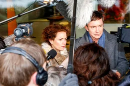 Melika Foroutan (Silvia Baumann), Arnd Klawitter (Markus Baumann).