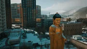 Drohnenaufnahme von Ulaanbaatar, Gandantegchinlen-Kloster
