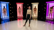 Moderatorin Milka Loff Fernandes vor den Boxen. Moderatorin Milka Loff Fernandes vor den Boxen.