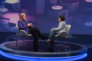 Zu Gast bei Moderatorin Sandra Maischberger (r.): B&auml;rbel Bas (SPD, Bundesarbeitsministerin).