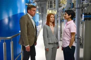 Amira K&ouml;nig (Neda Rahmanian) leitet das &ouml;rtliche Wasserwerk und erkl&auml;rt Martin (Sebastian Bezzel) und Julia (Karoline Schuch), dass gen&uuml;gend Grundwasser f&uuml;r den Deal mit PureAque vorhanden ist.