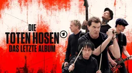 Keyvisual: Die Toten Hosen: Breiti, Andi, Campino, Vom und Kuddel.