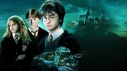 Emma Watson (Hermine Granger), Rupert Grint (Ron Weasley), Daniel Radcliffe (Harry Potter).