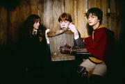 L-R: Hermione (EMMA WATSON) Ron (RUPERT GRINT), Harry (DANIEL RADCLIFFE)