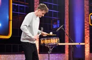 Als Kandidat zu Gast bei "Wer wei&szlig; denn sowas?": Der Perkussionist und Komponist Alexej Gerassimez.