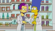 When Maggie goes to pre-school, Marge decides to get a job to pass the time and ends up working at an upscale weed dispensary. Then, Homer decides to open his own dispensary that mimics a sketchy drug deal, putting their two businesses at odds in the "Highway To Well" episode of THE SIMPSONS. Guest voice Chelsea Peretti.