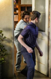 Montana Jordan (George 'Georgie' Cooper Jr.), Iain Armitage (Sheldon Cooper). Montana Jordan (George 'Georgie' Cooper Jr.), Iain Armitage (Sheldon Cooper).