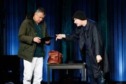 v.li.: Ronny Tekal und Norbert Peter beim Auftritt
