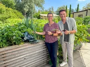 Gartenp&auml;dagogin Katja und Robert.