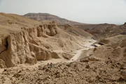 Das Tal der Könige: Begräbnisstätte zahlreicher Herrscher Ägyptens. Das Tal der Könige: Begräbnisstätte zahlreicher Herrscher Ägyptens.