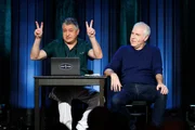 v.li.: Ronny Tekal und Norbert Peter beim Auftritt