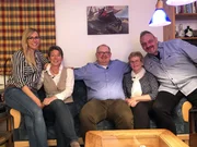 V.l.: Jana, Katja, Gastgeber Markus, Doris und Berni