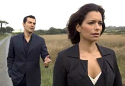Lea (Sandra Speichert) ist entt&auml;uscht und will Brian (Erol Sander) verlassen.