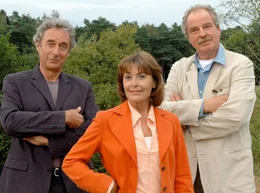 Ein ungleiches Trio: Elisa (Thekla Carola Wied), ihr arbeitsw&uuml;tiger Gatte Ludwig (Friedrich von Thun, re.) und ihr charmanter Liebhaber Carlo (J&uuml;rg L&ouml;w).