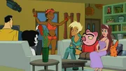 L-R: Captain Leslie Hero, Toot Braunstein, Foxxy Love, Xandir P. Wifflebottom, Spanky Ham, Princess Clara, Ling-Ling