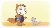 Ob Bobo und die Katze Minzi Freunde werden?