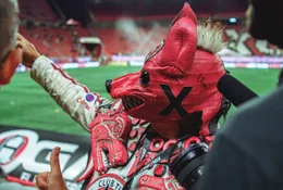 Superfan Benito Partida beim Spiel der Xolos in Tijuana, Mexiko.