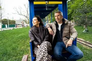 Christian Nehiba und Lili Paul-Roncalli während des Drehs zu ServusTV’s „WM, wir kommen! - Christian Nehiba unterwegs mit …“, am 21. April 2026, Österreich Christian Nehiba und Lili Paul-Roncalli während des Drehs zu ServusTV’s „WM, wir kommen! - Christian Nehiba unterwegs mit …“, am 21. April 2026, Österreich