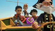 Mit dem "Einäugigen Piet" ist nicht gut Kirschen essen. Das haben Finn, Alexander und Zoe schnell erkannt. Mit dem "Einäugigen Piet" ist nicht gut Kirschen essen. Das haben Finn, Alexander und Zoe schnell erkannt.